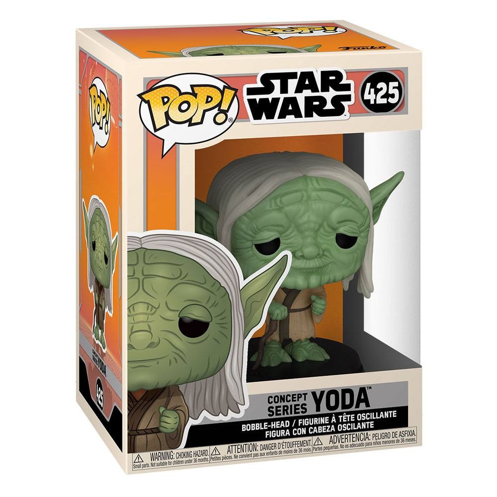  Funko Star Wars Concept POP! Star Wars Vinyl Figurine Yoda 9 cm- - Fi