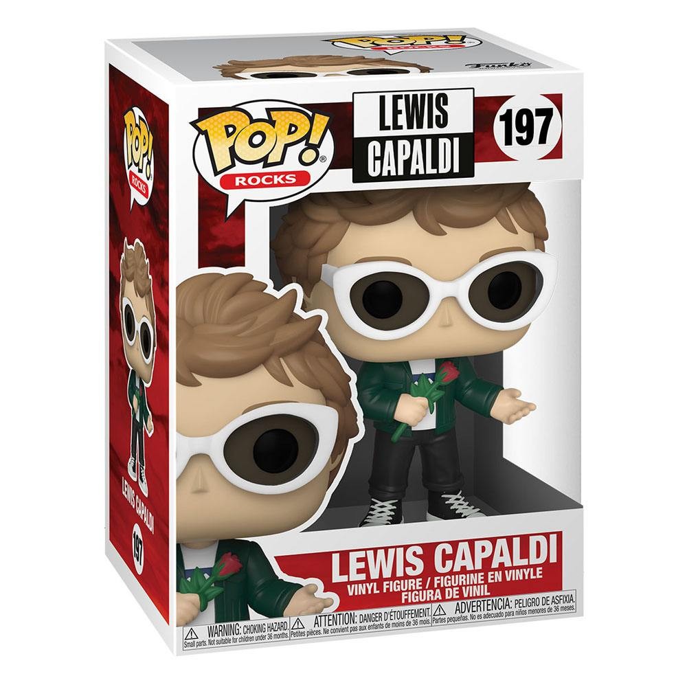  Funko Lewis Capaldi POP! Rocks Vinyl Figurine Lewis Capaldi 9 cm- - F