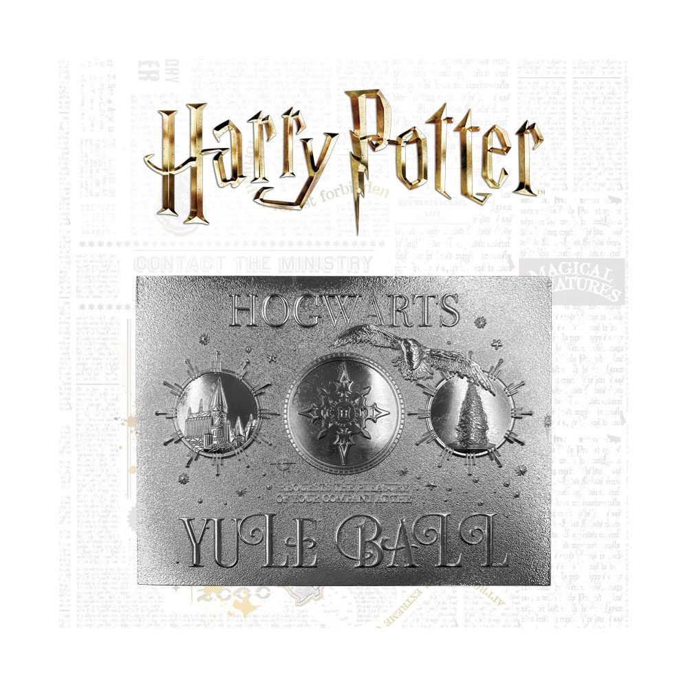  FaNaTtik Harry Potter réplique Yule Ball Ticket Limited Edition (plaq