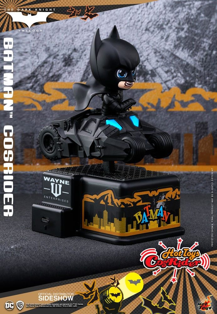  Hot Toys Batman The Dark Knight figurine sonore et lumineuse CosRider
