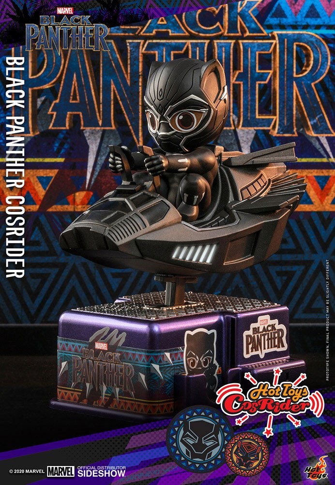  Hot Toys Black Panther figurine sonore et lumineuse CosRider Black Pa