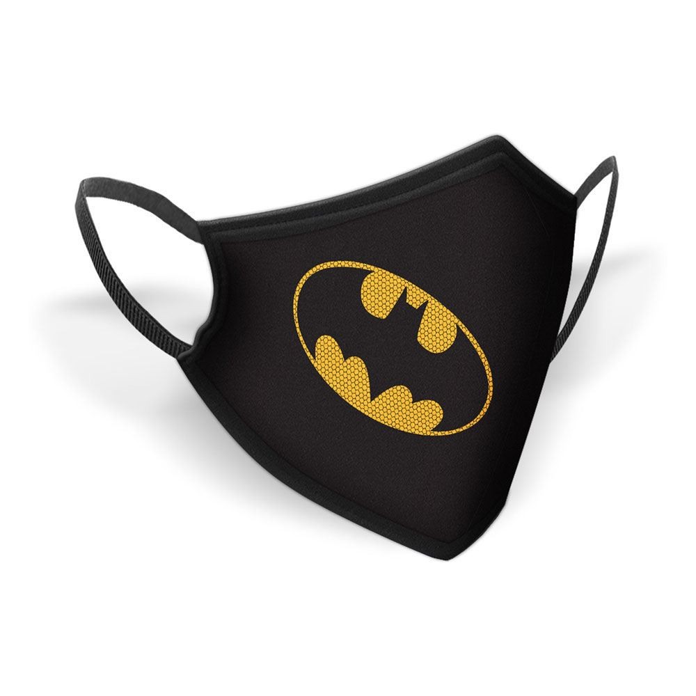  Karactermania Batman présentoir Masques en tissu Logo (24)- - Casques