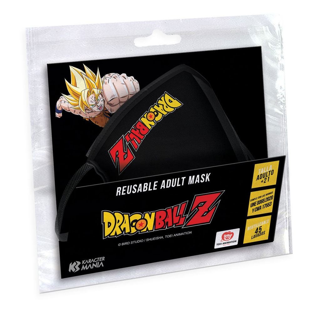  Karactermania Dragon Ball Z présentoir Masques en tissu Logo (24)- - 