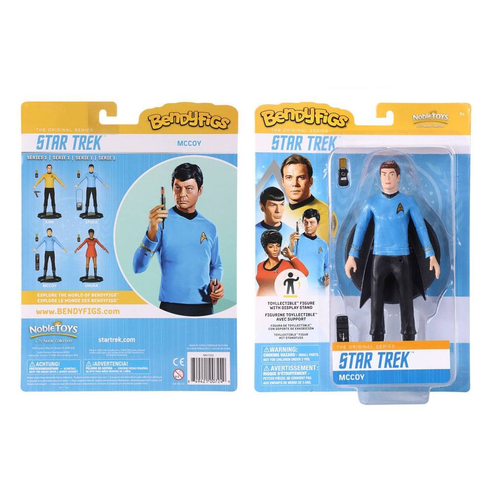 Noble Collection Star Trek figurine flexible Bendyfigs McCoy 19 cm- -