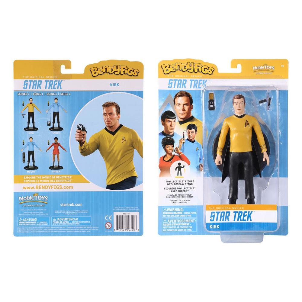  Noble Collection Star Trek figurine flexible Bendyfigs Kirk 19 cm- - 