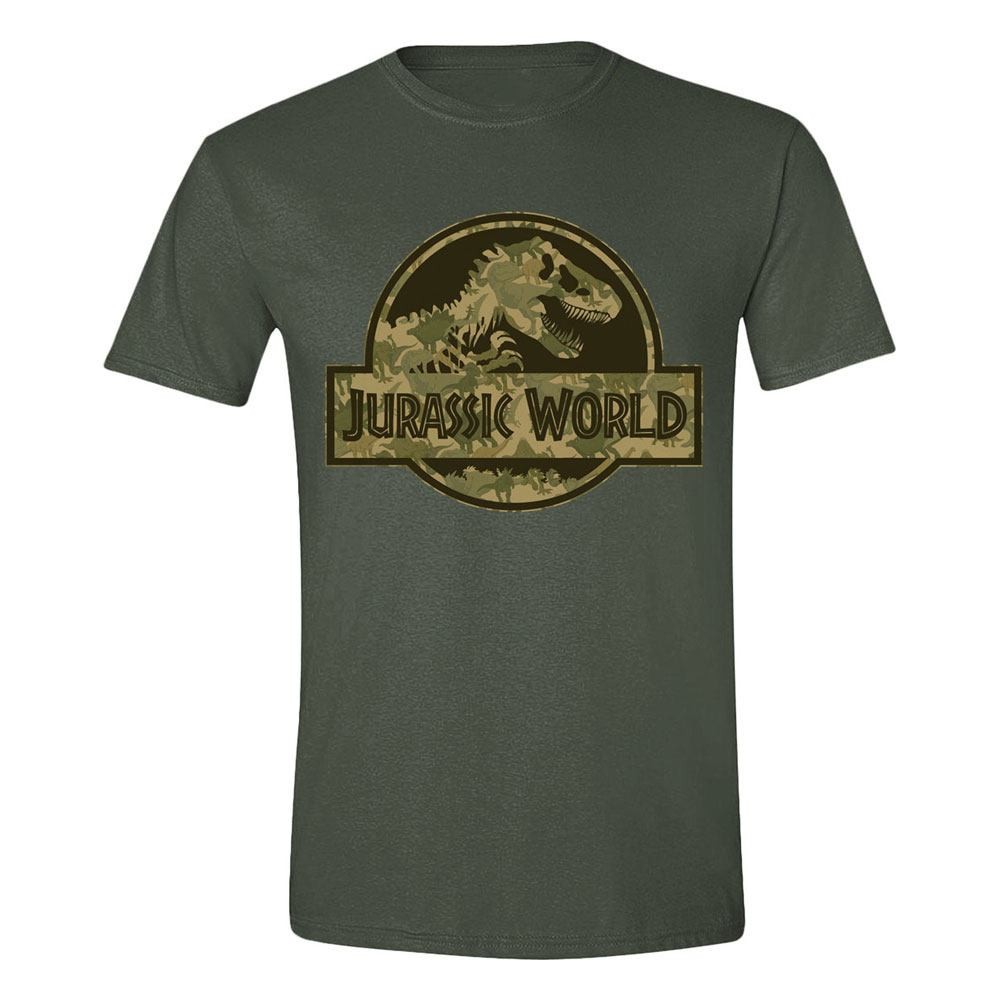  PCM Jurassic World T-Shirt Camo Logo- - T-shirts
