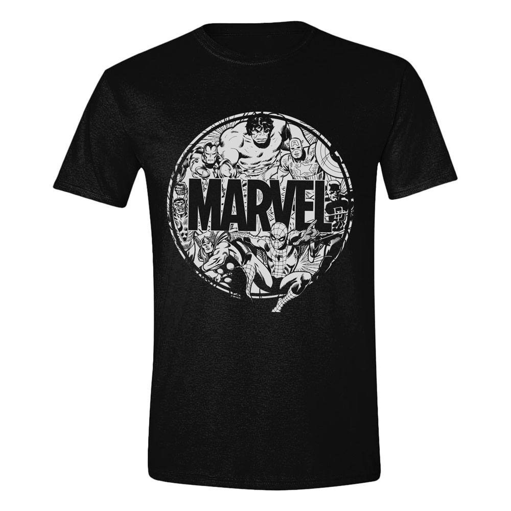  PCM Marvel T-Shirt Character Circle- - T-shirts