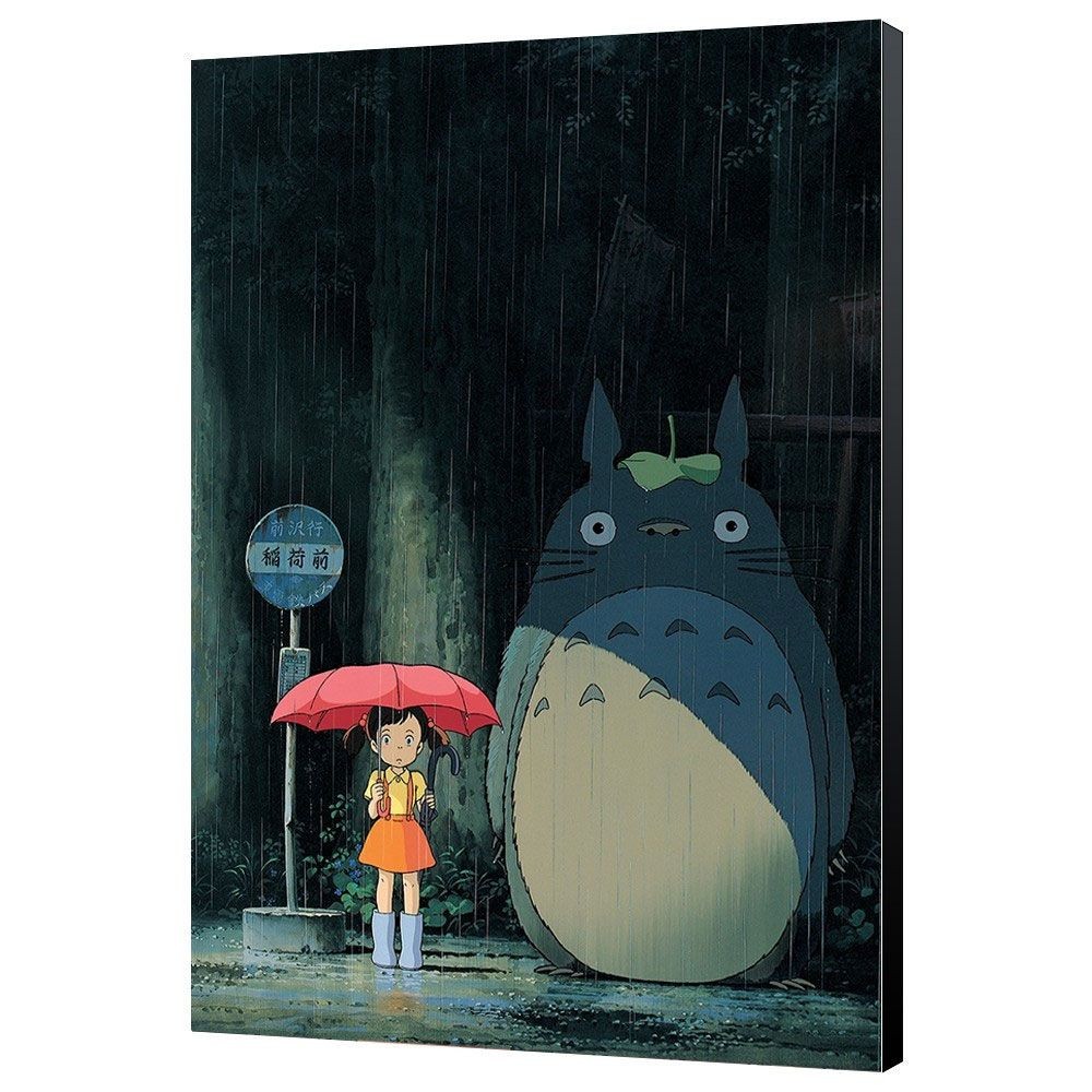  Semic Mon voisin Totoro tableau en bois Totoro 35 x 50 cm- - Posters 