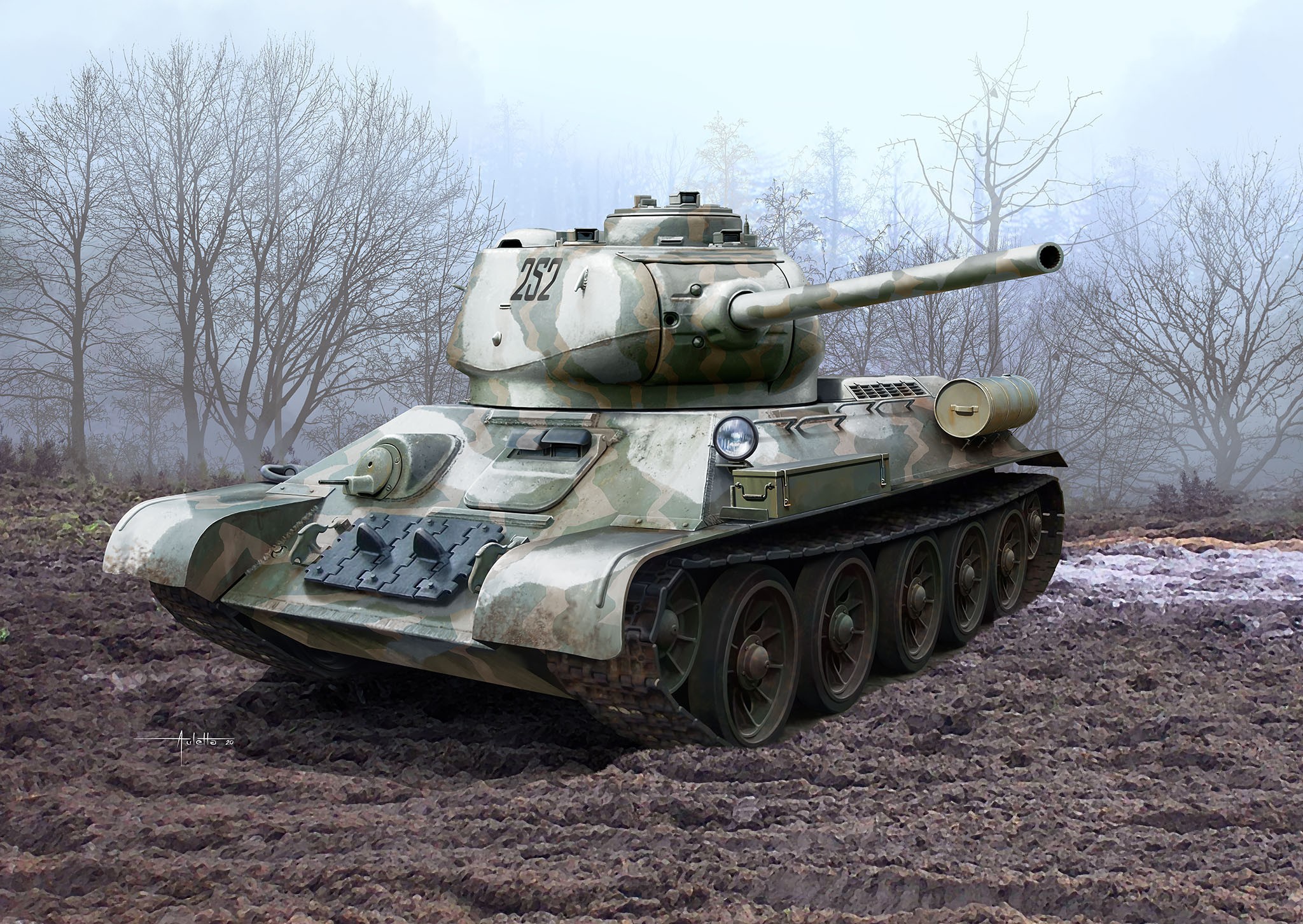 Maquette Revell T-34/85- 1/35 - Maquette militaire