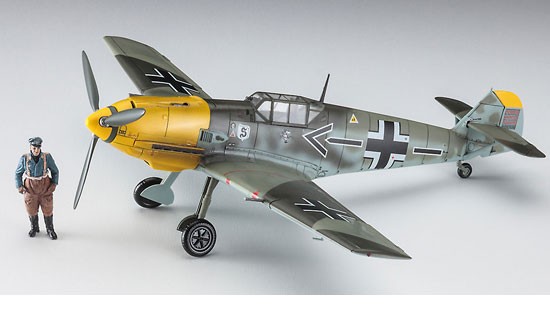 Maquette Hasegawa Bf109E-4/N « Galland » w/figure- 1/48 - Maquette d'
