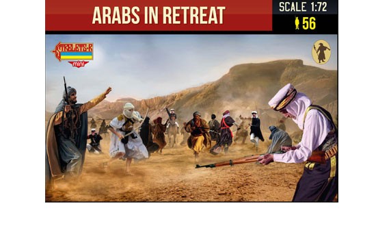 Figurines Strelets Arabs in retreat-1/72 - Figurines