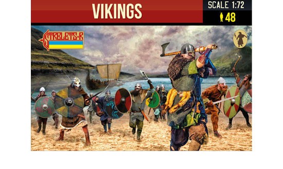 Figurines Strelets Vikings-1/72 - Figurines