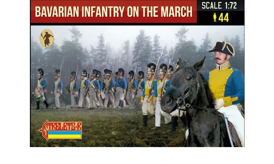 Figurines Strelets Bavarian Infantry on the March-1/72 - Figurines