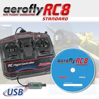  Ikarus Aerofly RC8 standard avec commander- - RC : simulateur