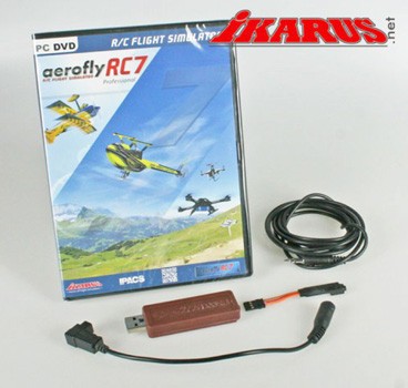  Ikarus Aerofly RC7 Pro + cable Futaba- - RC : simulateur
