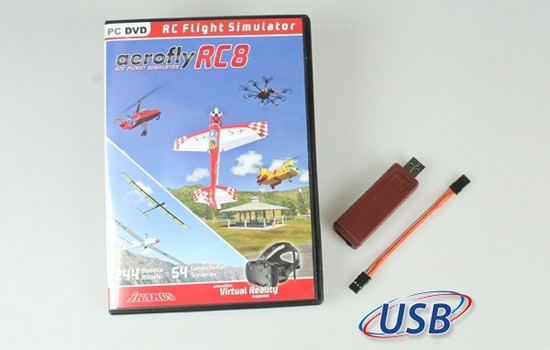  Ikarus Aerofly RC8 + interface Hott- - RC : simulateur