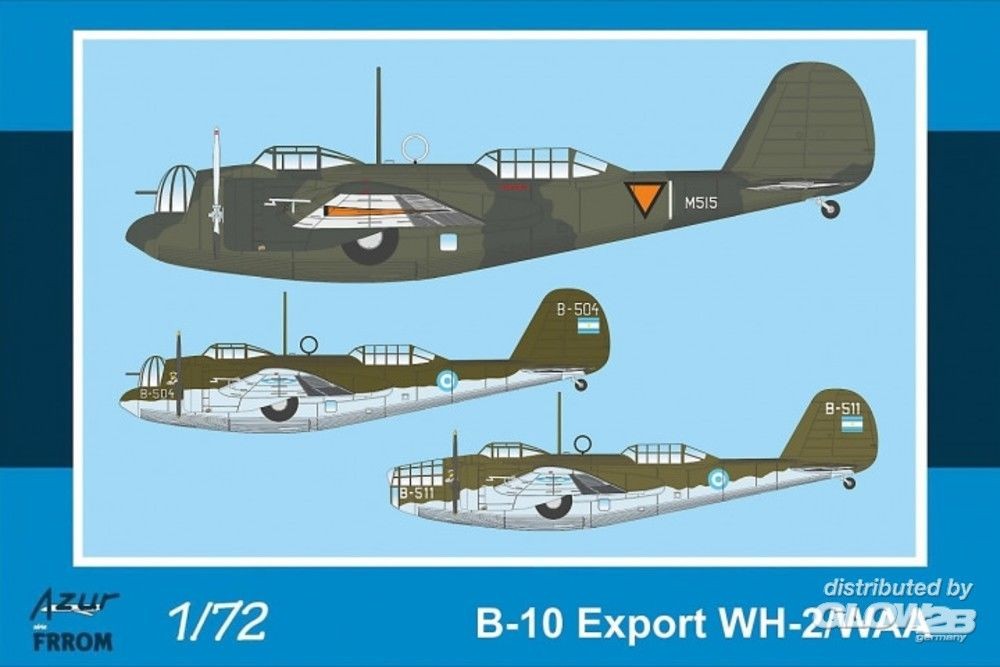 Maquette Azur B-10 Export WH-2/WAA-1/72 - Maquette d'avion