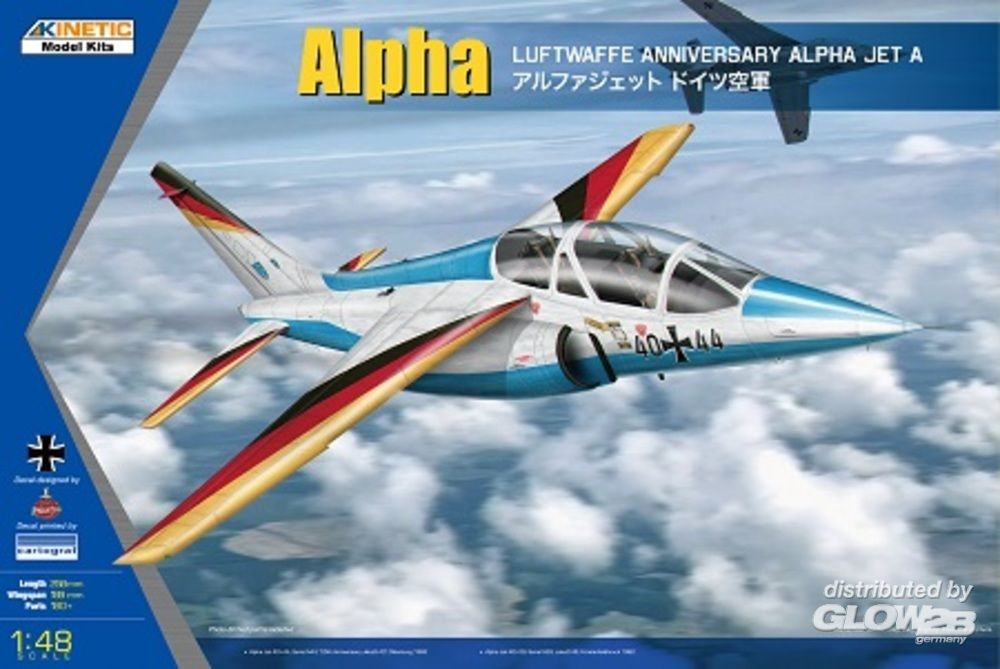 Maquette Kinetic Alpha Jet Lufftwaffe- 1/48 - Maquette d'avion