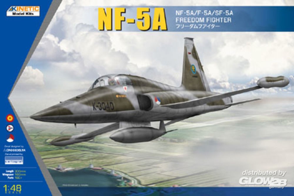 Maquette Kinetic NF-5A FREEDOM FIGHTER II (EUROPE EDITION) NL+N- 1/48 