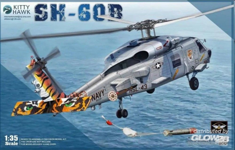  Kitty Hawk Model Sikorsky SH-60B Sea Hawk- 1/35 - Maquette d'hélicop
