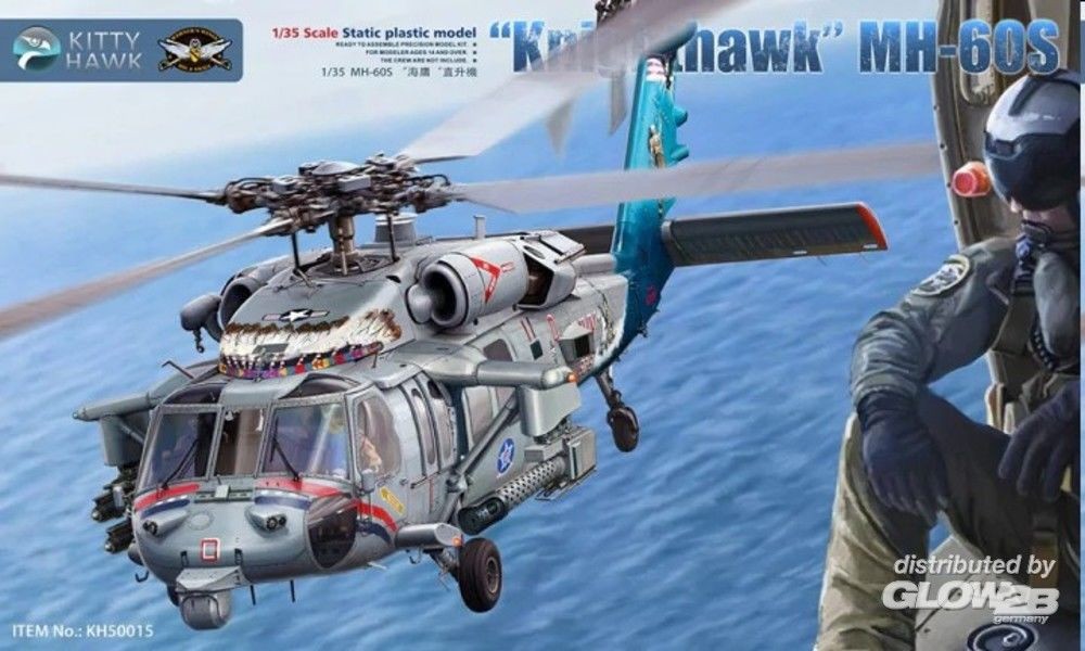  Kitty Hawk Model Knighthawk MH-60S- 1/35 - Maquette d'hélicoptère