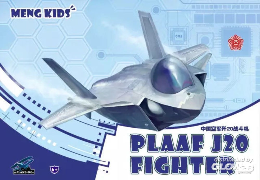 Maquette Meng Model PLAAF J20 Fighter- - Maquette d'avion