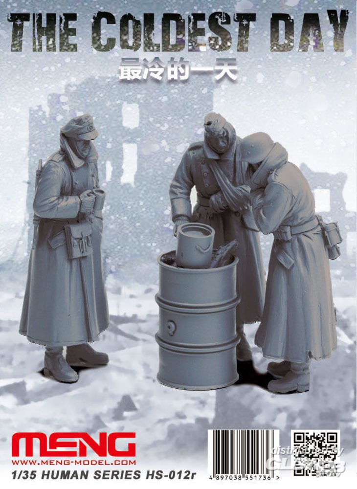 Figurines Meng Model Le jour le plus froid (résine)- 1/35 - Figurines