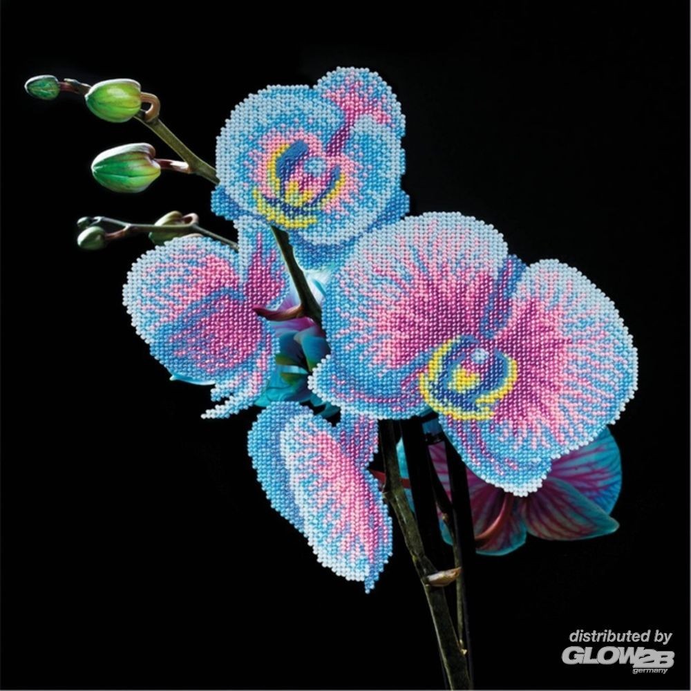  Miniart Crafts Ensemble de baguettes d'orchidée bleue- - 