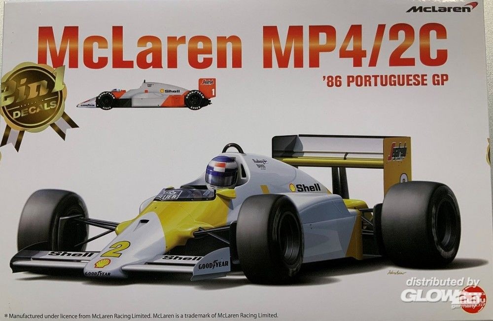 Maquette NUNU-BEEMAX McLaren MP4 / 2C GP du Portugal 1986- 1/20 - Maq