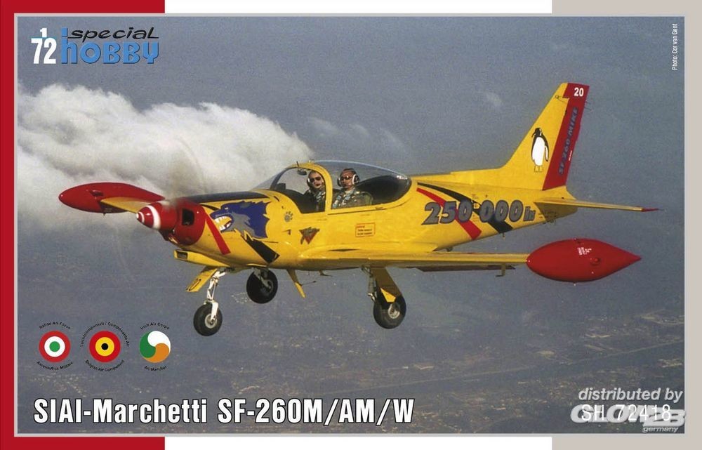 Maquette Special Hobby SIAI-Marchetti SF-260M / AM / W-1/72 - Maquette