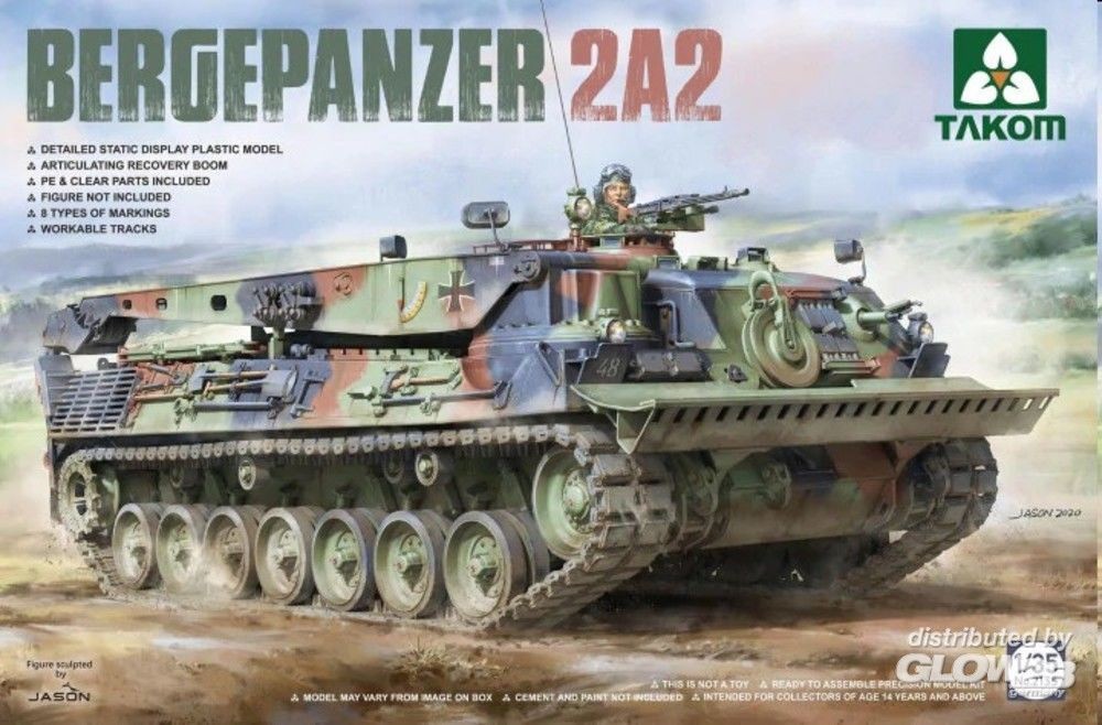 Maquette Takom Bergepanzer 2A2- 1/35 - Maquette militaire