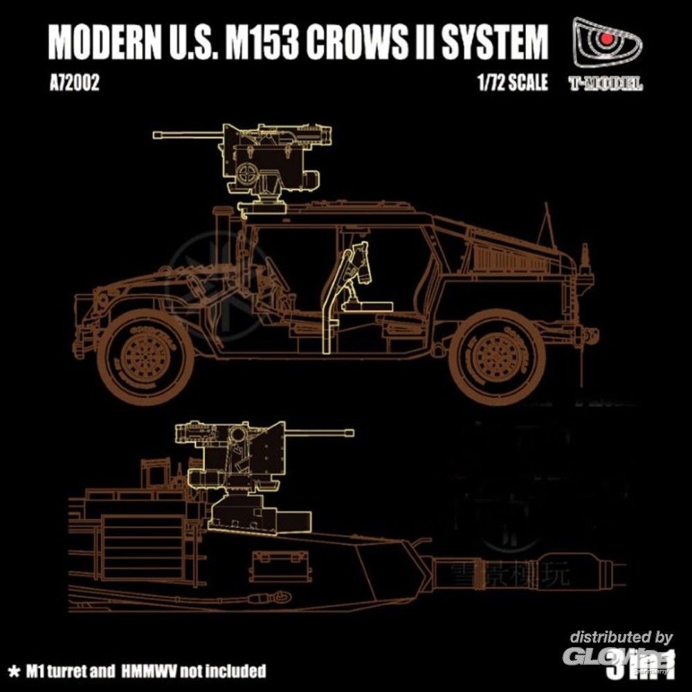  T-Model Modern U.S. M153 Crows II System-1/72 - Accessoires