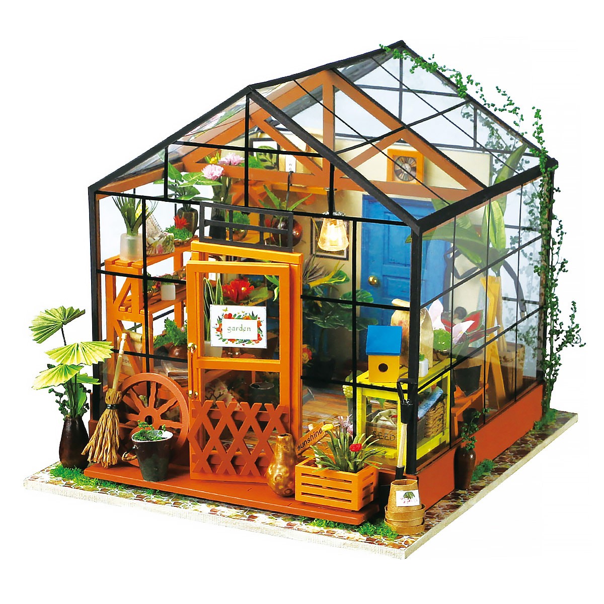 Maquette Robotime Cathy's flowered house- - Maquettes