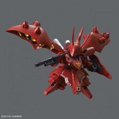 Gunpla Contre-attaque de Gundam Char: kit de modèle SD Gundam Cross Silhouette Nightingale