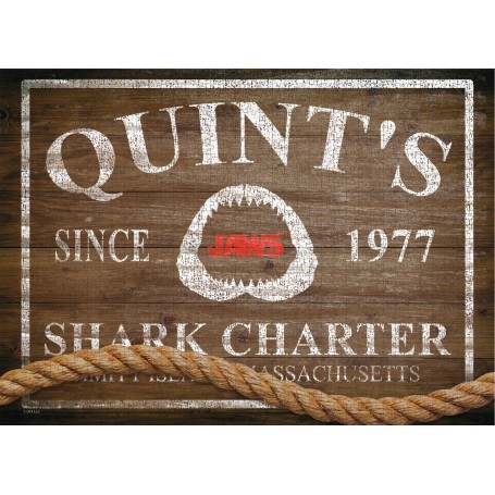  Jaws: Puzzle de 1000 pièces de la charte des requins de Quint