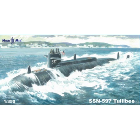 Maquette bateau SSN-597 Tullibee