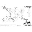 LATRAX TETON 4X4 BRUSHED AVEC ACCUS/CHARGEUR TRAXXAS 76054-1-PINK