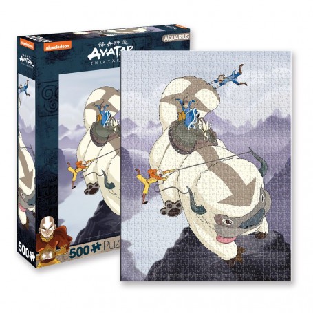  Avatar, le dernier maître de l´air puzzle Appa and Gang (500 pièces)