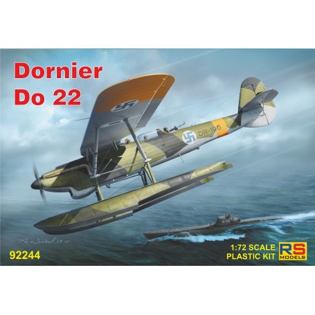 Maquette avion Dornier Do-22 - 4 versions de décalcomanies pour la Finlande, la Luftwaffe et la Lettonie