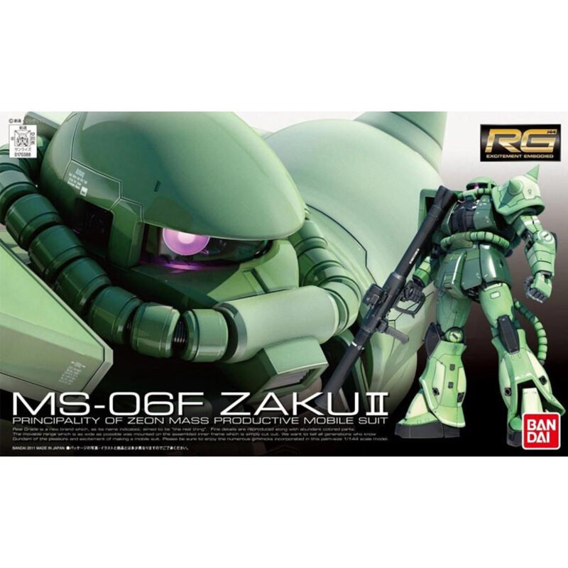 Gunpla Gundam Gunpla RG 1/144 04 MS-06F Zaku II