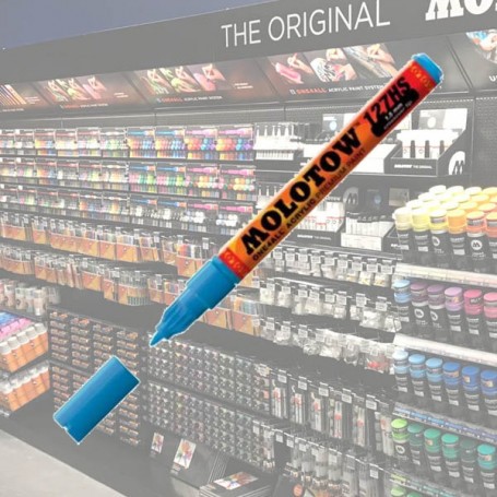  Molotow Acrylic Marker One4All 1,5mm 161 Shock Blue Middle