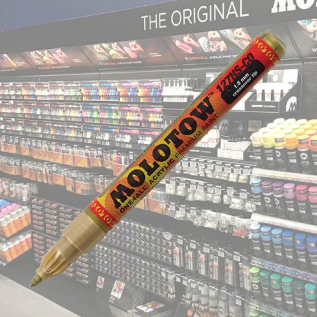  Molotow Acrylic Marker One4All 1,5mm 228 Metallic Gold