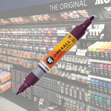  Molotow Acrylic Marker One4All Twin 1,5/4mm 233 Purple Violet