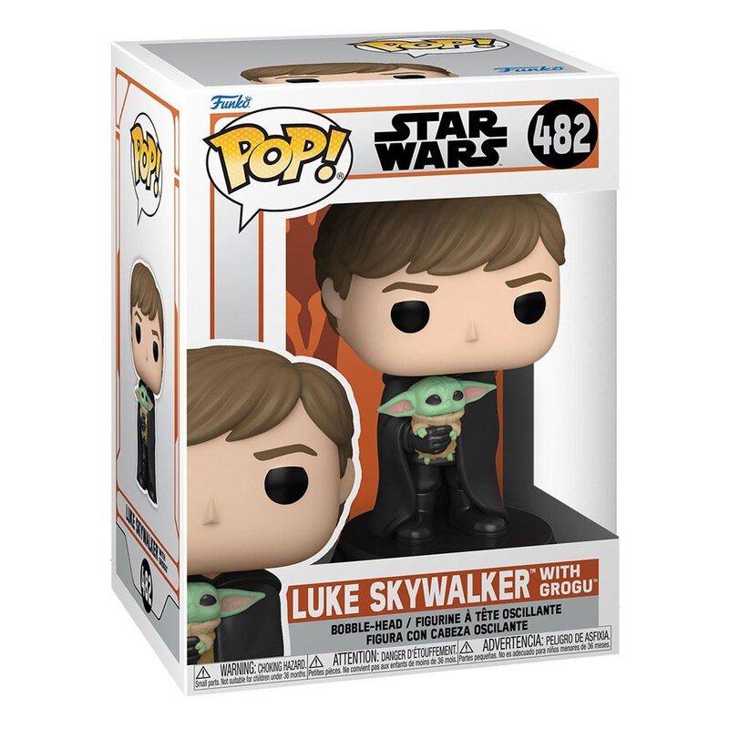 Figurines Pop Star Wars The Mandalorian POP! TV Vinyl figurine Luke with Child 9 cm