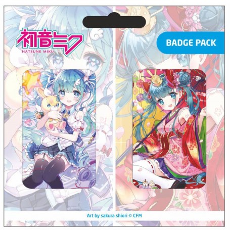  Hatsune Miku pack 2 pin's Set B