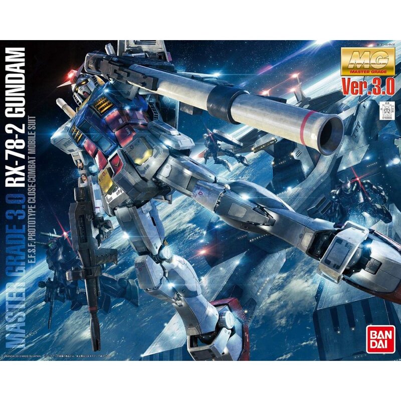 Gundam Gunpla MG 1/100 Rx-78-2 Gundam Ver. 3.0 Bandai BANMK61610