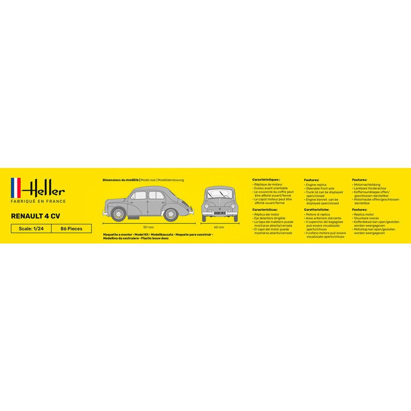 STARTER KIT (Kit de démarrage) Renault 4 CV