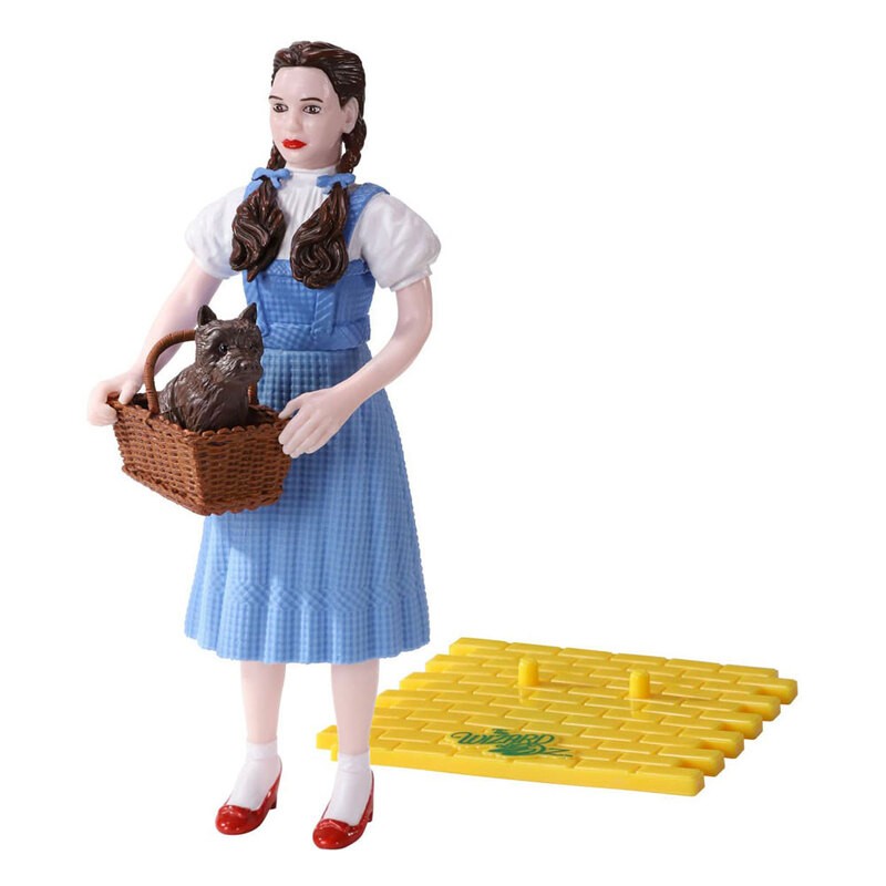 Le Magicien d'Oz figurine flexible Bendyfigs Dorothy (with Toto in his basket) 19 cm Noble Collection NOB3040