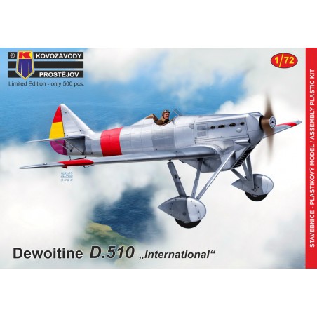 Maquette avion Nouveau moule Dewoitine D-510 'International' (pas un kit PAVLA)