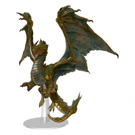 Figurine D&D Icons of the Realms miniature Premium prépainte Adult Bronze Dragon